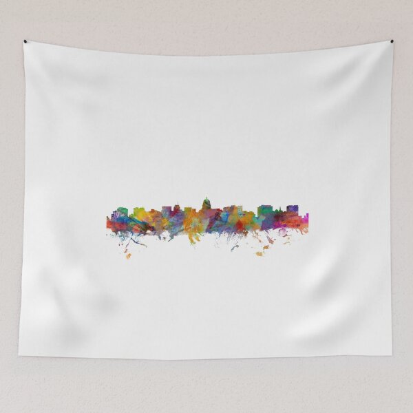 Artikelvorschau, Madison Wisconsin Skyline entworfen und verkauft von ArtPrints.