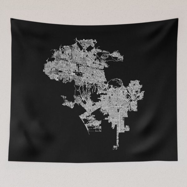 Item preview, Los Angeles, California, USA Street Network Map Graphic designed and sold by ramiro.