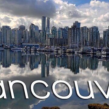 Artwork thumbnail, Vancouver Skyline With Text by WarrenPHarris