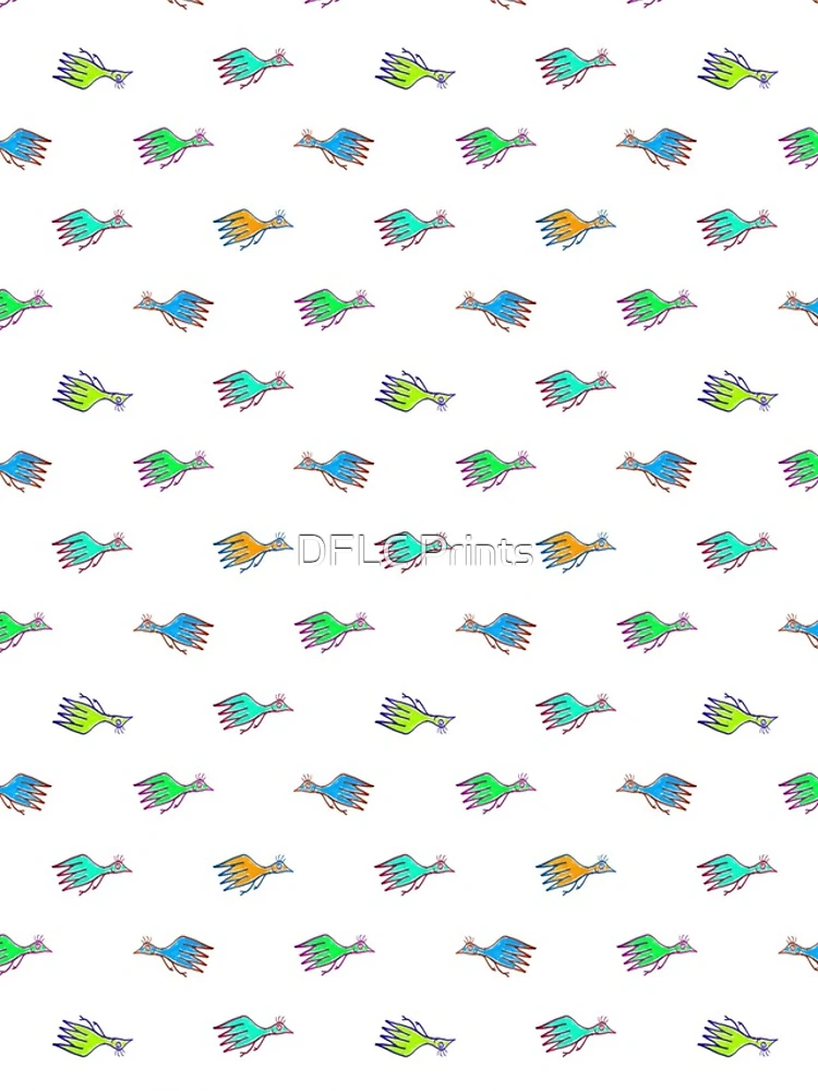 Thumbnail 4 of 4, iPhone Case, Cartoon Kids Style Birds Pattern designed and sold by DFLC Prints.