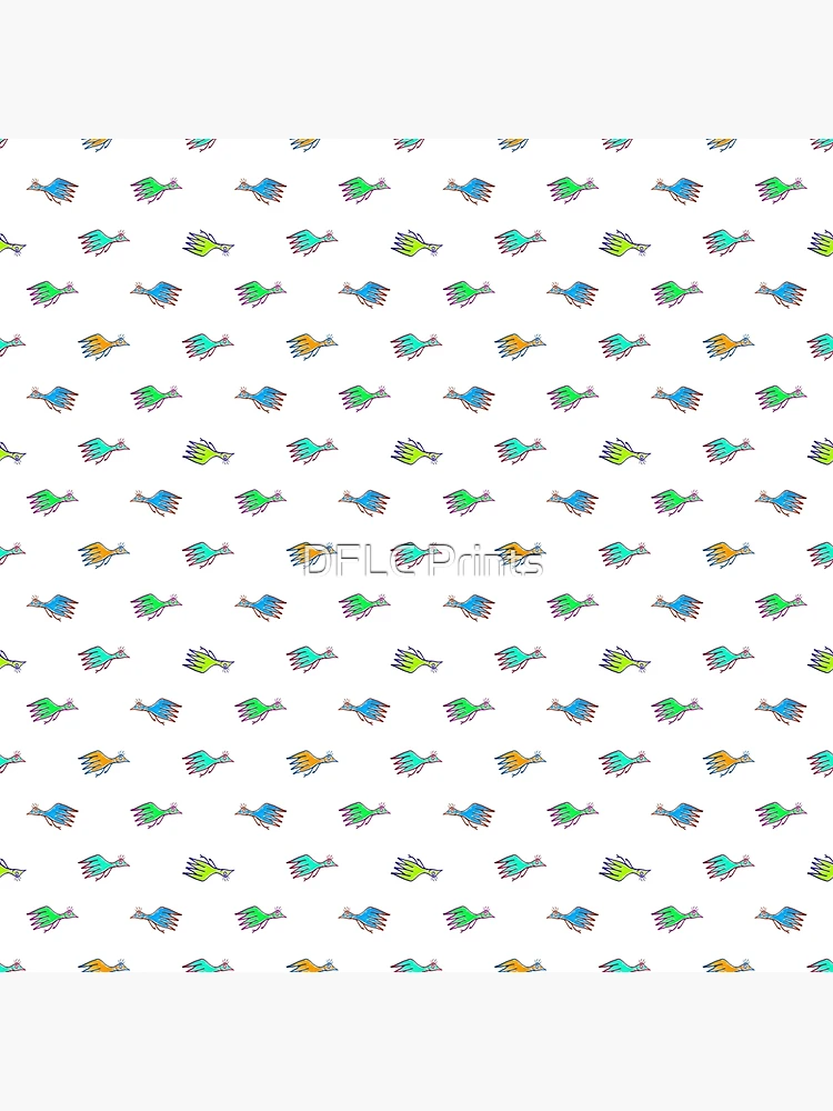Thumbnail 3 of 3, Poster, Cartoon Kids Style Birds Pattern designed and sold by DFLC Prints.