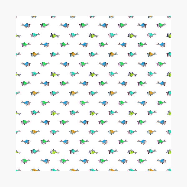 Item preview, Cartoon Kids Style Birds Pattern designed and sold by DFLC Prints.