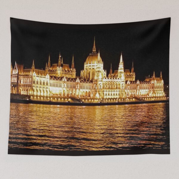 Item preview, Budapest Parliament Building at Night designed and sold by Warren Paul Harris.