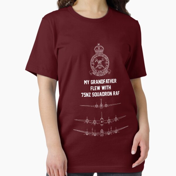 Vista previa del artículo con la obra «Mi abuelo voló con 75NZ Squadron RAF», diseñado y vendido por 75nzsquadron.