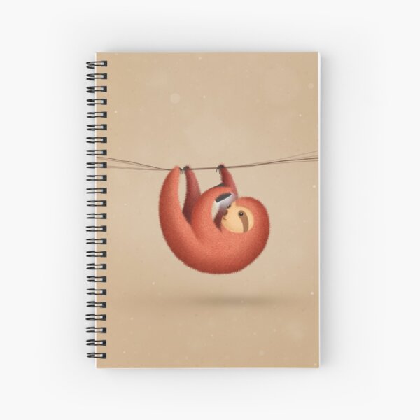 Procrastination (Color 2) Spiral Notebook