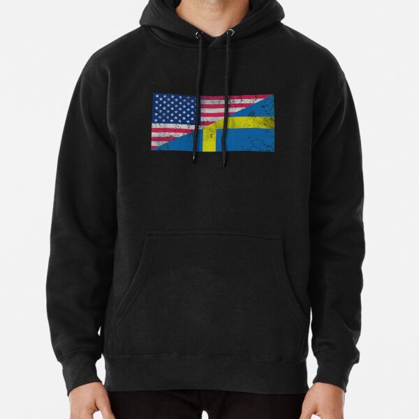 Classic St. Louis Flag Patriotic Grunge St. Louis Zip Hoodie