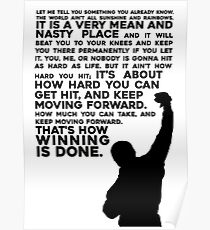 Felsige Motivation Poster