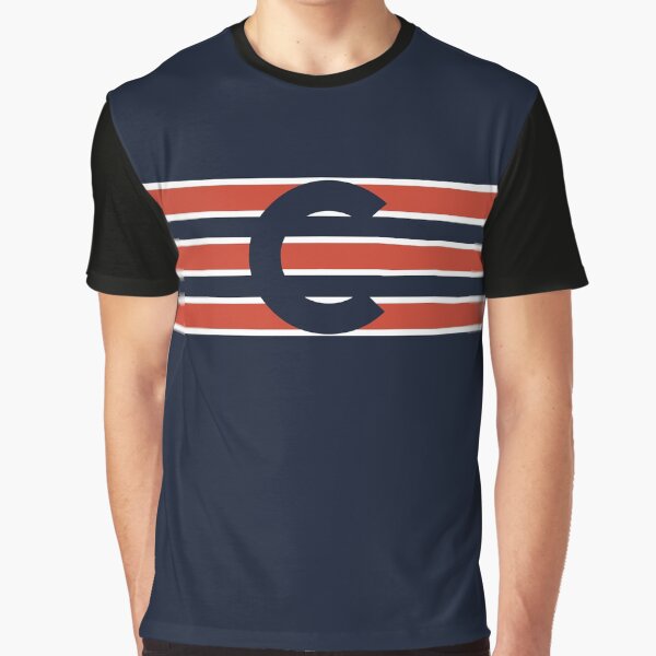 Chicago Bears: Stripes V2 Graphic T-Shirt