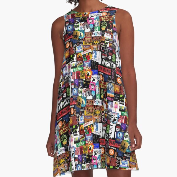 Musicals Collage II A-Line Dress
