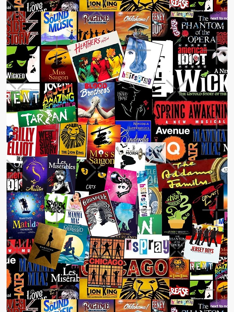 Thumbnail 3 of 3, Journal, Musicals Collage II Original designed and sold by BrambleBox.