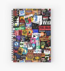 Musicals Collage II Spiral Notebook