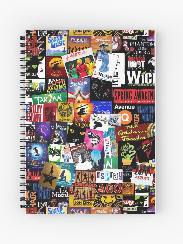 Thumbnail 1 of 3, Journal, Musicals Collage II Original designed and sold by BrambleBox.
