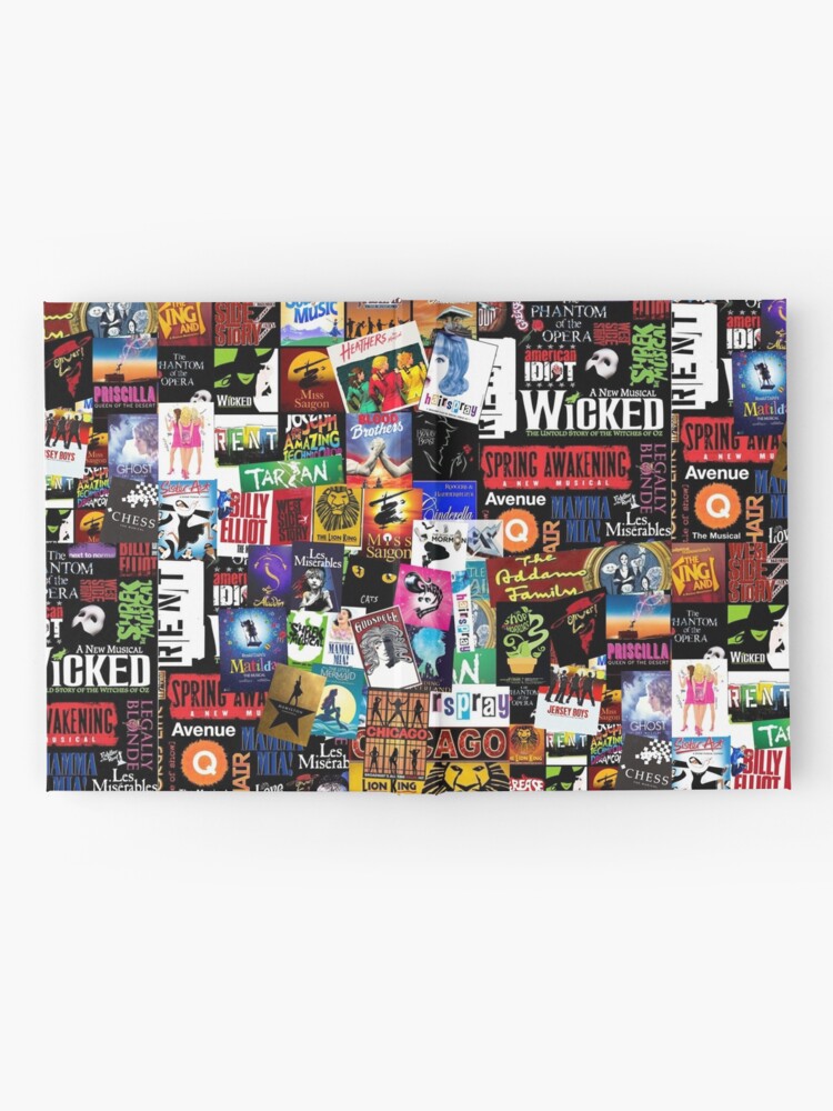 Thumbnail 2 of 3, Journal, Musicals Collage II Original designed and sold by BrambleBox.