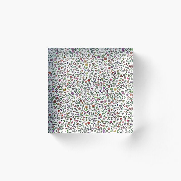 Flowers Are Everywhere Acrylic Block