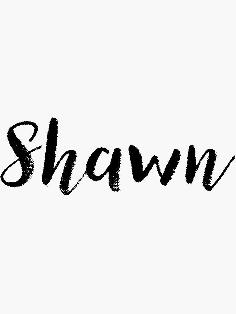 "Shawn Girl Names For Wives Daughters Stickers Tees" Sticker for Sale