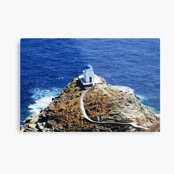 CHAPELLE DE KASTRO, SIFNOS Impression métallique