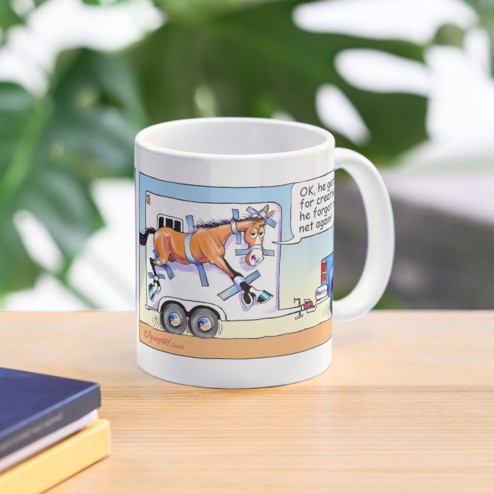 Fergus the Horse: "Duck Tape Huh?" Comic Strip Mug