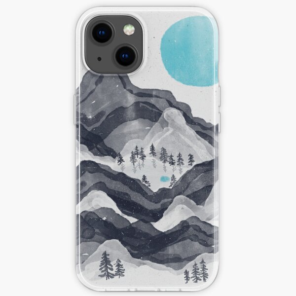 The Sun in Moon Lake... iPhone Soft Case