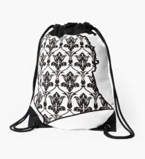 Sherlock - 221b Wallpaper Drawstring Bag
