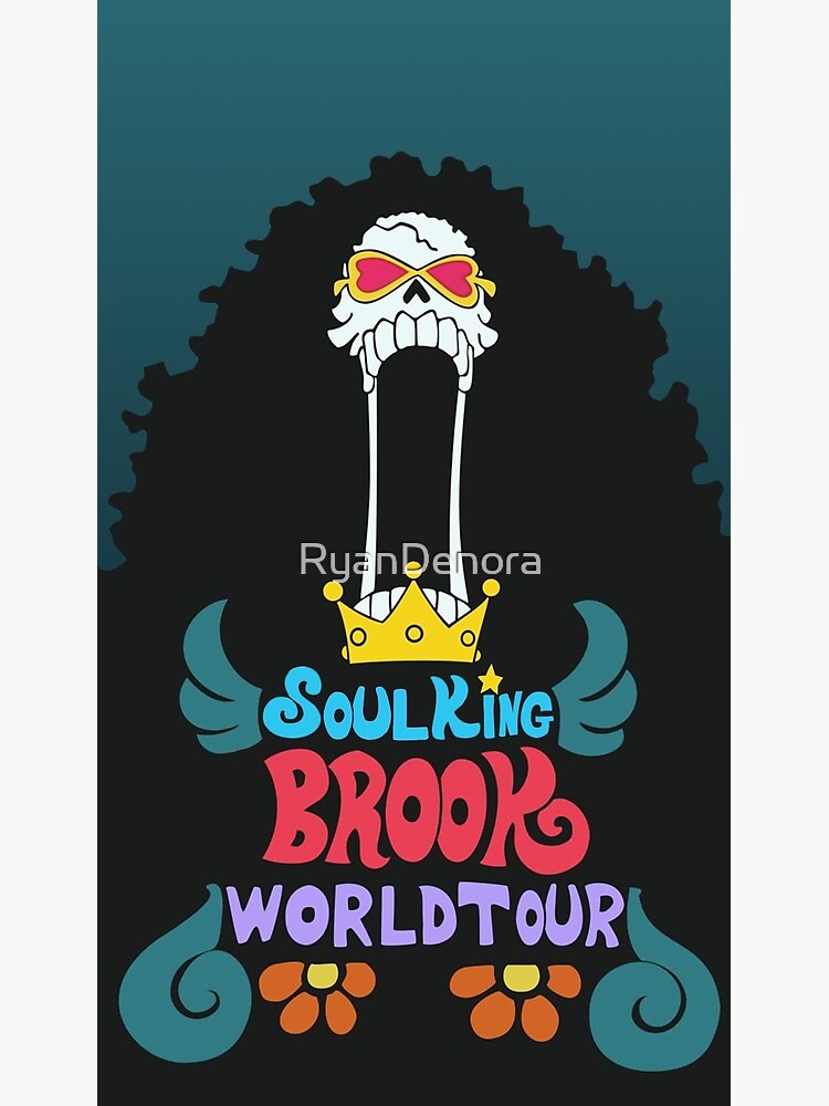 Soul King Brook World Tour Greeting Card By Ryandenora Redbubble