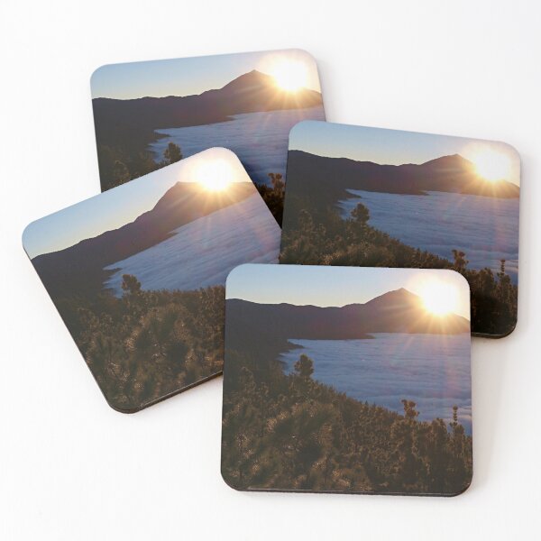 Item preview, Sunset forest lanscape with Teide mountain volcano in Tenerife, Canary Islands designed and sold by Chloé Yzoard.