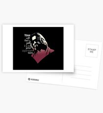 Your opinion, man Postcards