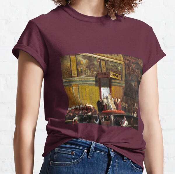 Jean-Auguste-Dominique Ingres Pope Pius VII in the Sistine Chapel Classic T-Shirt