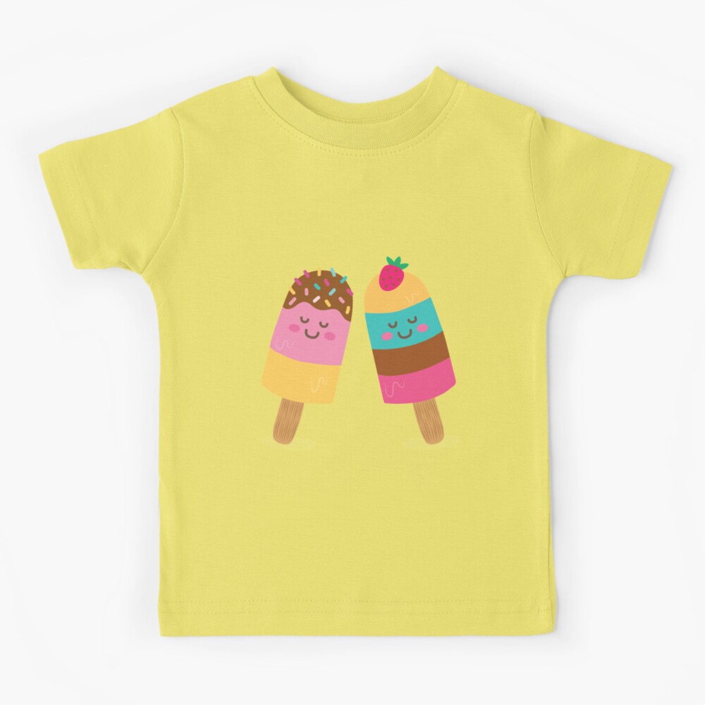 Happy Ice Cream Kids Cute Party Love Ice Pops Kids T-Shirt for Sale by  Bronby