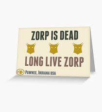 long live zorp Greeting Card