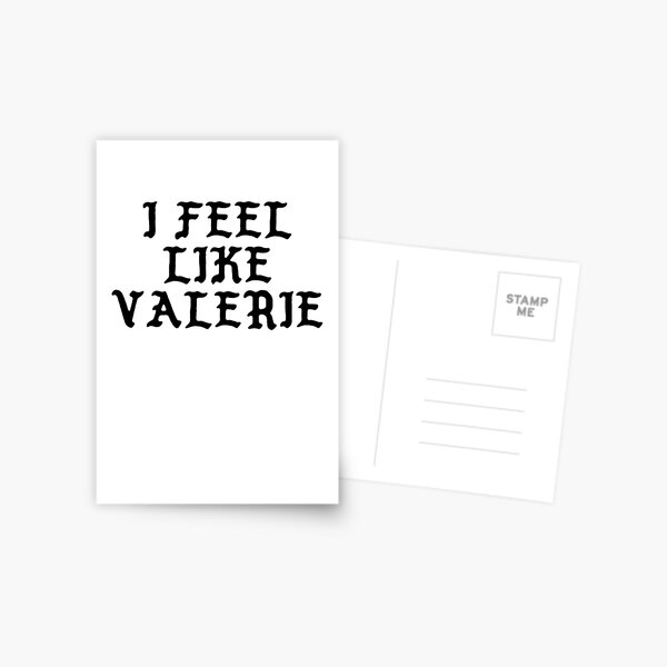 Cartes Postales Sur Le Theme Valerie Redbubble