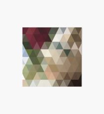 Abstract red dahlia Art Board Print