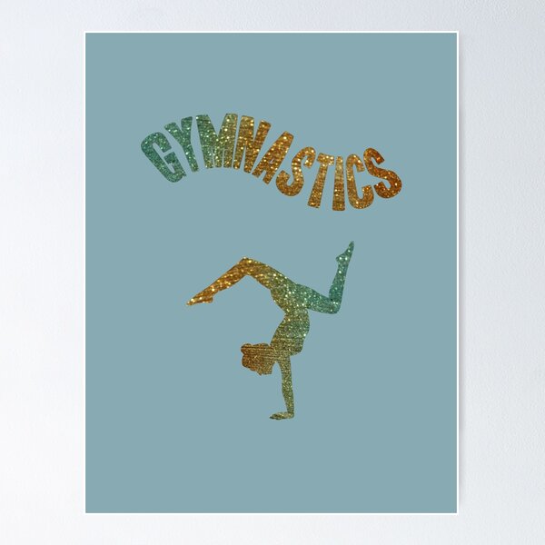 Gymnastics Sparkle Poster for Sale by miniverdesigns