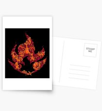 PokeDoodle - Fire Postcards