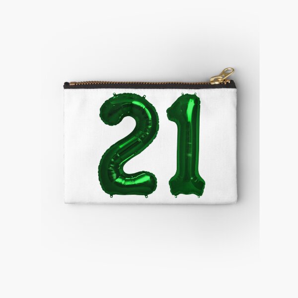 Item preview, Bright Green 21st Birthday Metallic Helium Balloons Numbers designed and sold by Birthdates.