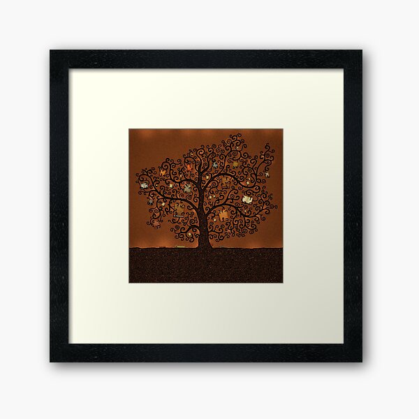 The Tree of Books Framed Art Print