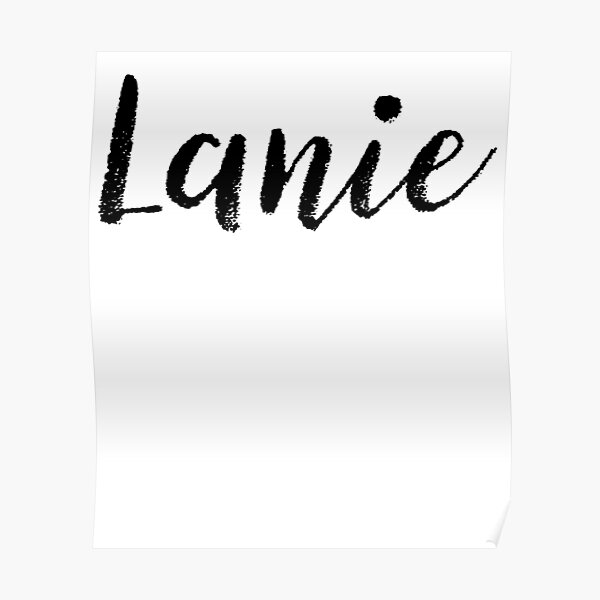 lanie-cute-girl-names-for-wife-daughter-poster-by-soapnlardvx