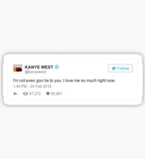 Kanye Tweet Sticker