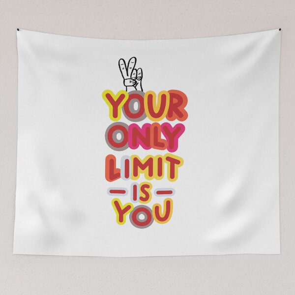 Item preview, your only limit is you motivational Tee  designed and sold by KARTICK DUTTA.