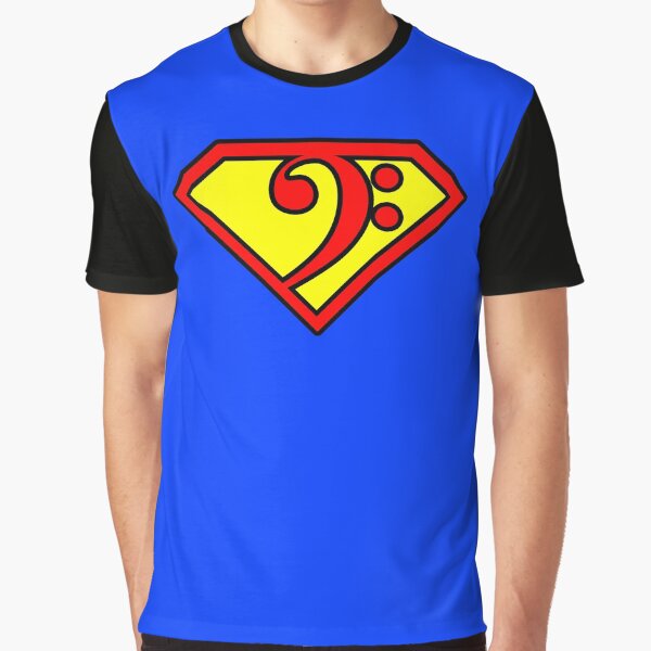 Item preview, Superbassist - The Super Bass Clef Bassist Design designed and sold by Quentin1984.