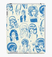 Babes & Bouffants Blue iPad Case/Skin