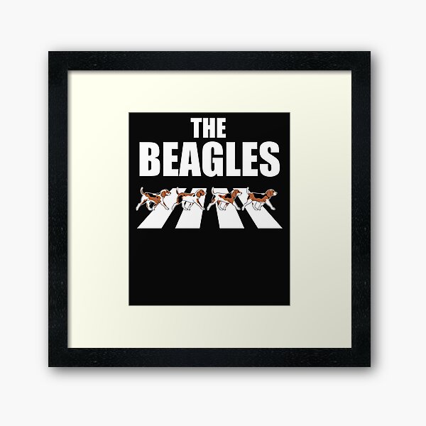 La parodia de los Beagles Lámina enmarcada