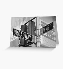 Broadway Greeting Card