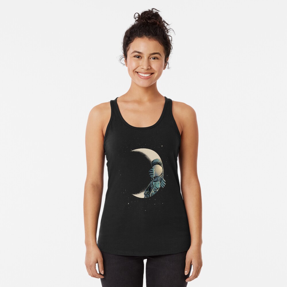 Vista previa del artículo con la obra «Camiseta con espalda nadadora», diseñado y vendido por carbine.