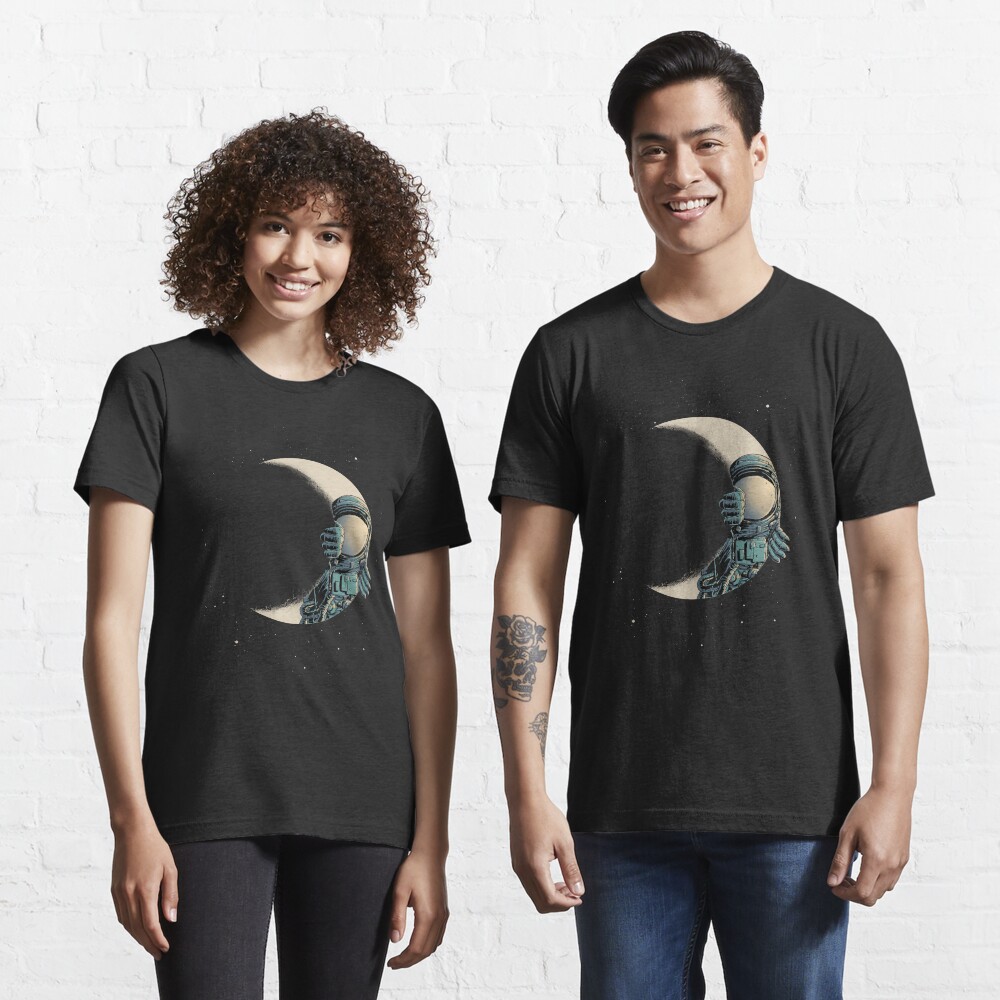 Vista previa del artículo con la obra «Camiseta esencial», diseñado y vendido por carbine.