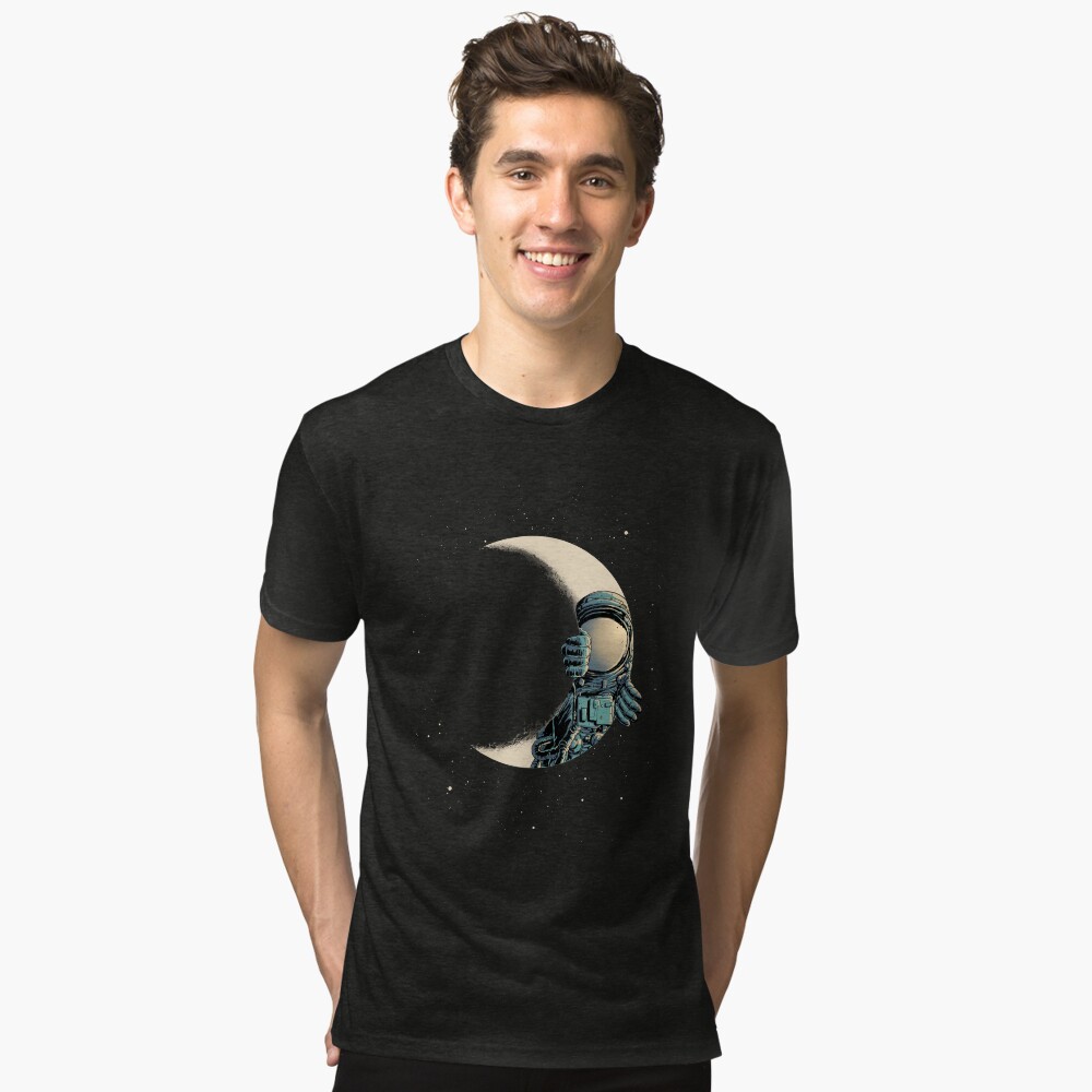Vista previa del artículo con la obra «Camiseta de tejido mixto», diseñado y vendido por carbine.