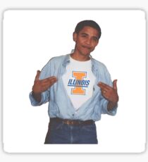 UIUC Obama Supreme Tshirt Sticker