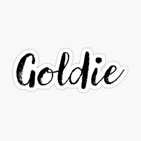 Goldie Name Stickers Tees Birthday Sticker By Klonetx Redbubble