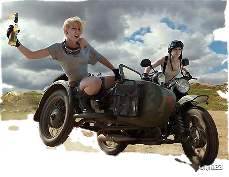 Ural Motorcycle And Sidecar Sexy Russian Girls By Glyn123 Redbubble