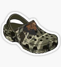 Crocs camo clog Shoe Sticker