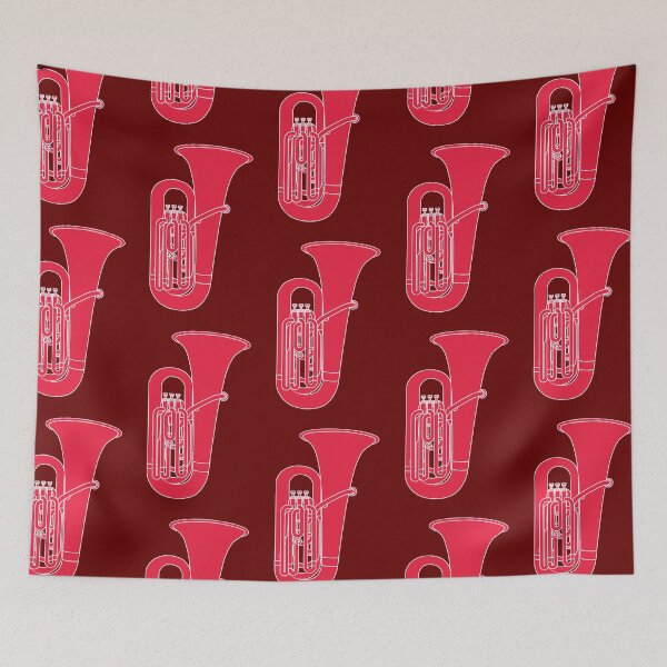 Item preview, MUSICAL INSTRUMENTS SILHOUETTES - TUBA designed and sold by WOOFANG.